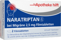 NARATRIPTAN Juta bei Migräne 2,5 mg Filmtabletten